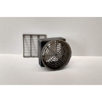 1/64 Barn Fan 48 inch Exhaust Fan Kit 3D printed