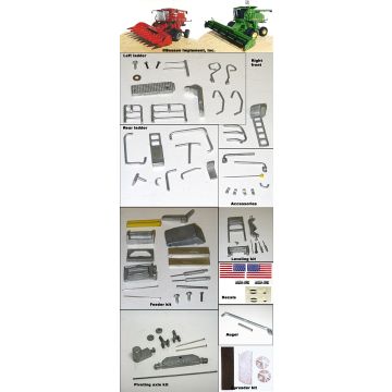 1/64 Hillside Combine Kit Case IH 2100/2300 series combines