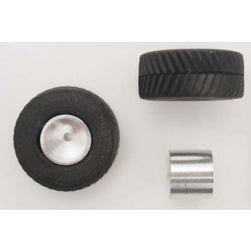 1/64 Tire & rim 30.5R X32 Double Cut Pulling Tires with Aluminum Rims