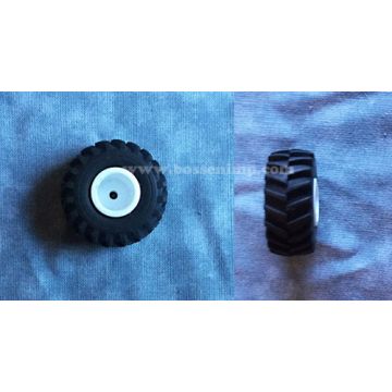 1/64 Tire & rim 30.5R-32 pair Dual rim